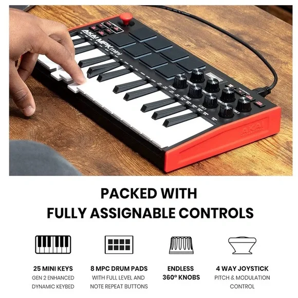 Akai Professional MPK Mini MK3 – 25-Key USB MIDI Keyboard Controller - Picture 9 of 16